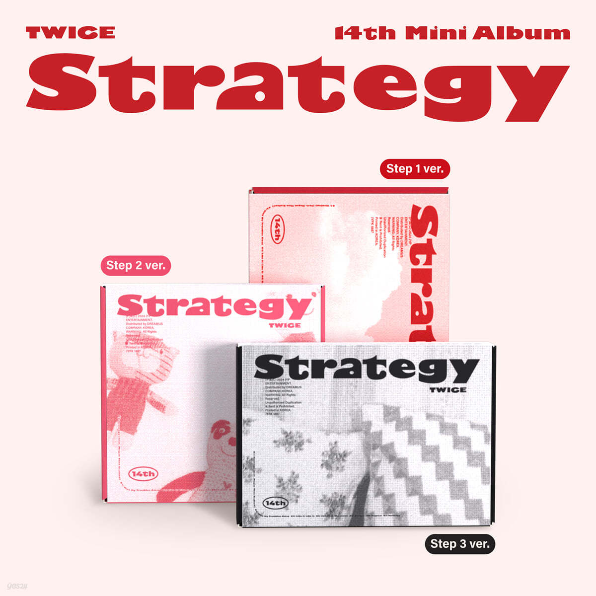 [TWICE] 14th Mini Album - STRATEGY (Standard Ver.) [SET]
