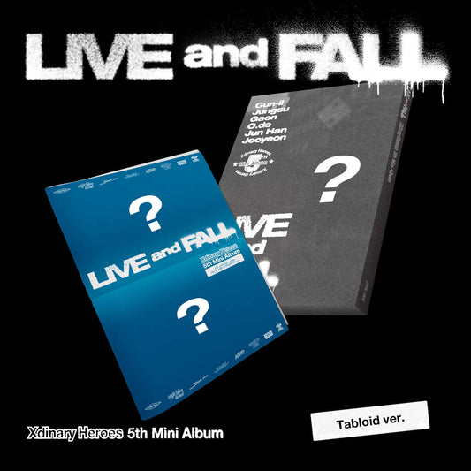 [Xdinary Heroes] 5th Mini Album - LIVE and FALL (Tabloid ver.) [RANDOM]