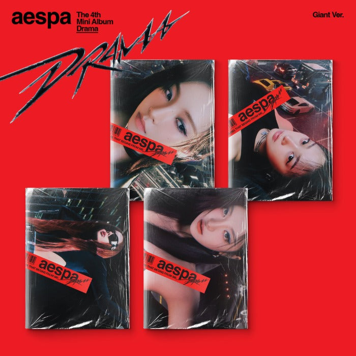 [aespa] 4th Mini Album - Drama (Giant Ver.) [RANDOM]