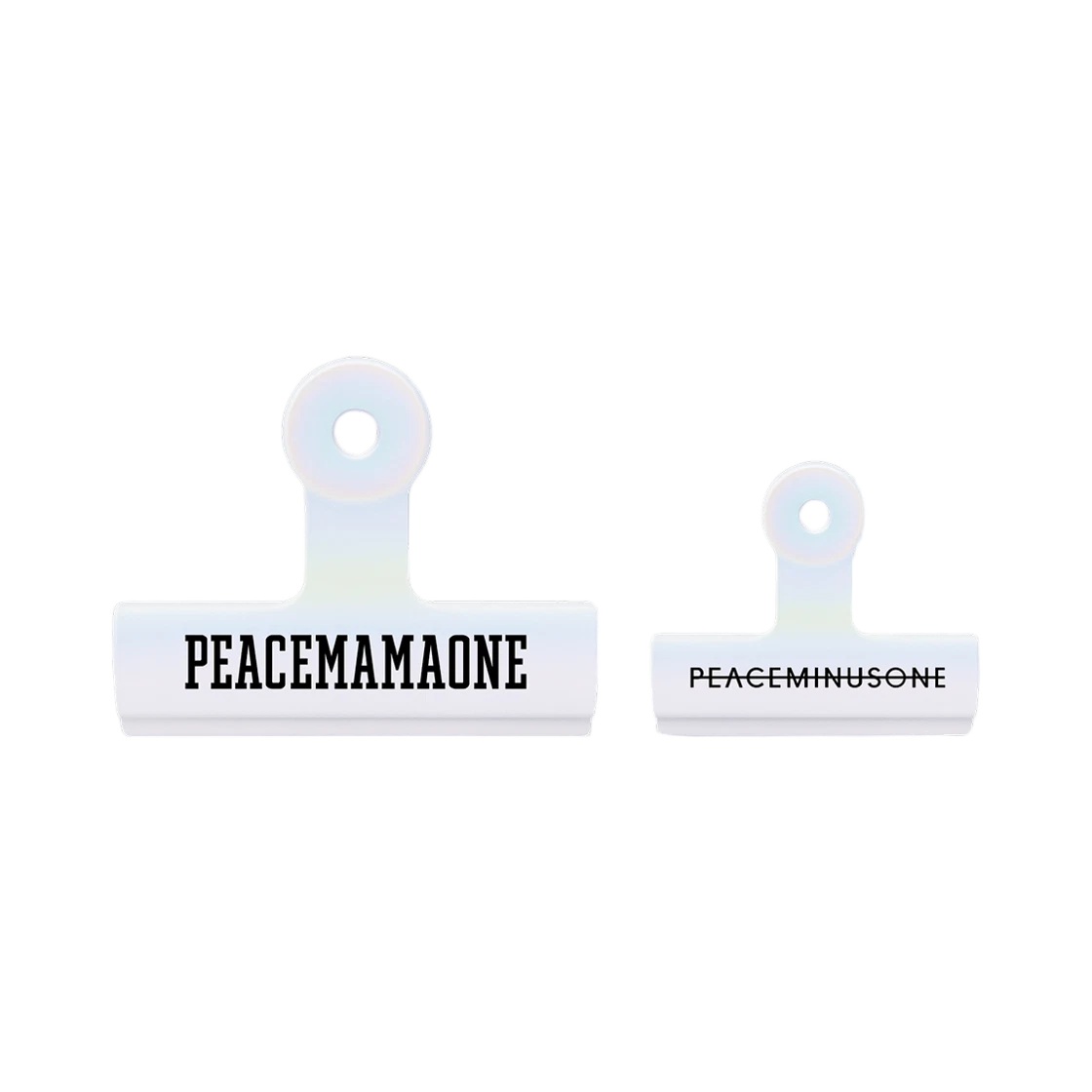 [G-DRADON] - Peaceminusone x 2025 MAMA Awards Peacemamaone Bulldog Clip Set (Set of 2)