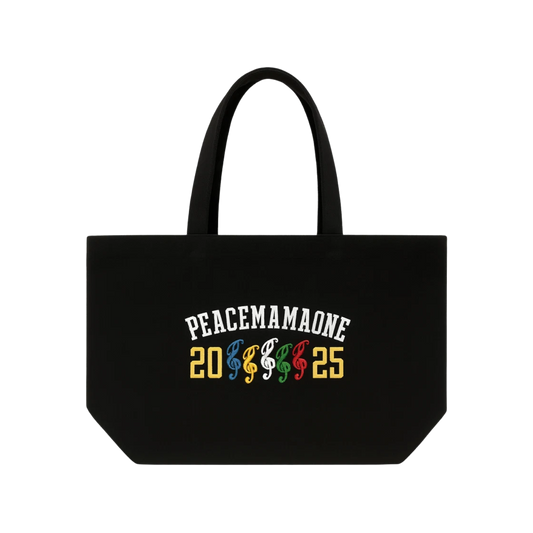 [G-DRADON] - Peaceminusone x 2025 MAMA Awards Peacemamaone Eco Bag Black