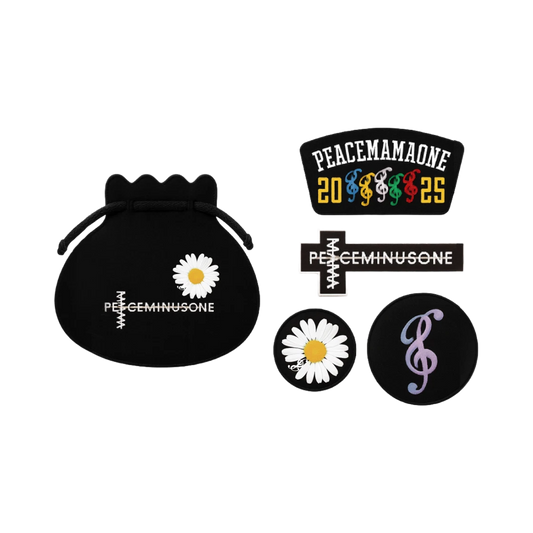[G-DRADON] - Peaceminusone x 2025 MAMA Awards Peacemamaone Badge Set
