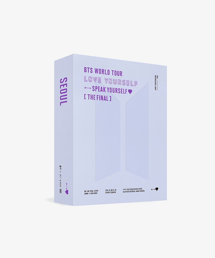 [BTS] WORLD TOUR LOVE YOURSELF : SPEAK YOURSELF [THE FINAL] (DVD)