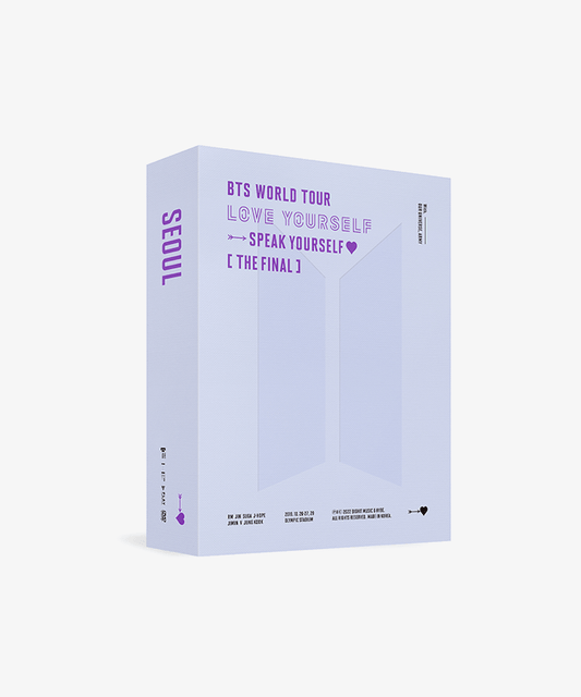 [BTS] WORLD TOUR LOVE YOURSELF : SPEAK YOURSELF [THE FINAL] (DVD)