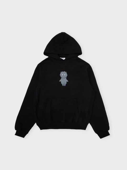[APPAREL][BTS] BT21 X FRAGMENT GRAPHIC HOODED SWEATSHIRT BLACK (RJ)