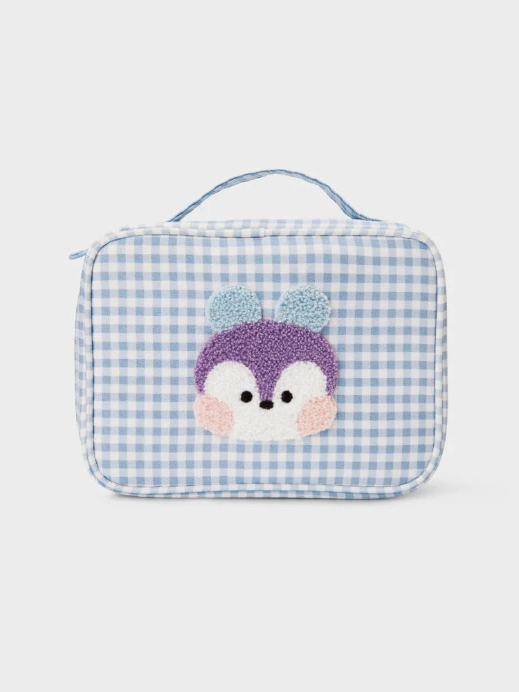 [ACC][BT21] BT21 minini CHECKERED POUCH WITH HANDLE
