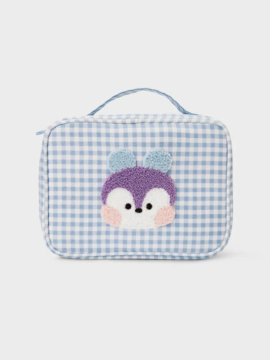[ACC][BT21] BT21 minini CHECKERED POUCH WITH HANDLE
