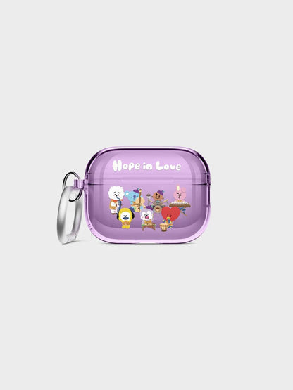 [ACC][BT21] BT21 AIRPODS PRO 2 CLEAR CASE