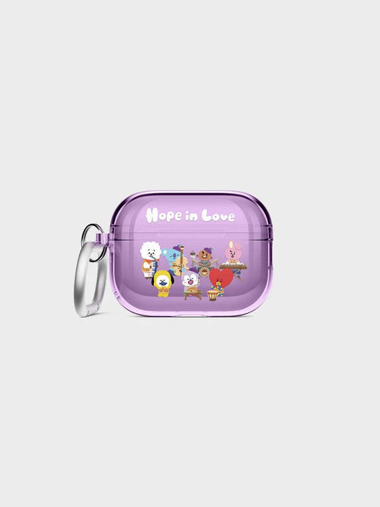 [ACC][BT21] BT21 AIRPODS PRO 2 CLEAR CASE
