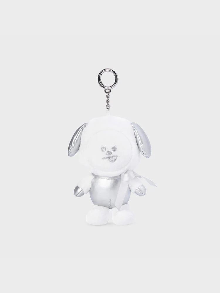 [ACC][BTS] BT21 DOLL KEYRING SILVER EDITION