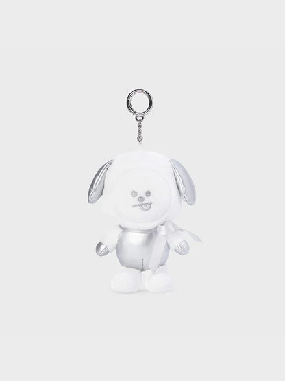 [ACC][BTS] BT21 DOLL KEYRING SILVER EDITION