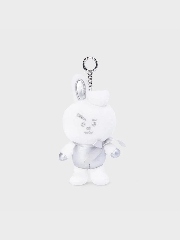 [ACC][BTS] BT21 DOLL KEYRING SILVER EDITION