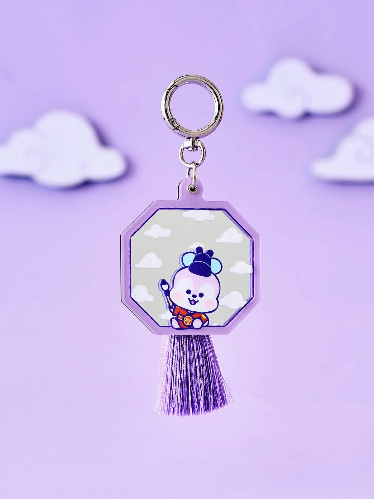 [ACC][BTS] BT21 BABY MIRROR KEYRING K-EDITION Ver.2
