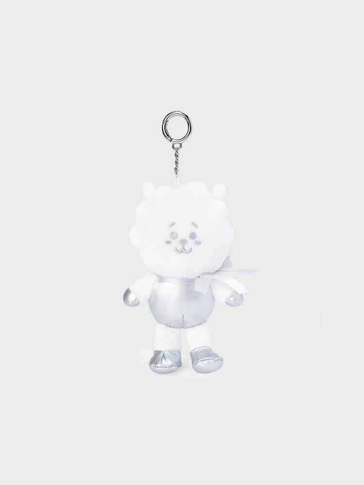 [ACC][BTS] BT21 DOLL KEYRING SILVER EDITION