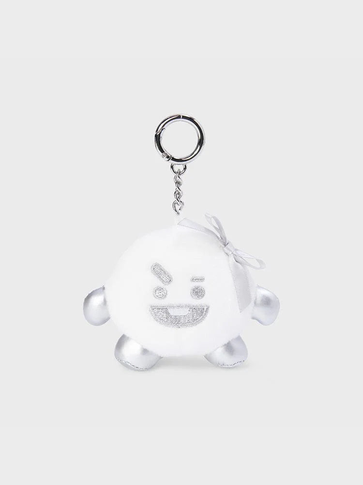 [ACC][BTS] BT21 DOLL KEYRING SILVER EDITION