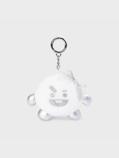 [ACC][BTS] BT21 DOLL KEYRING SILVER EDITION