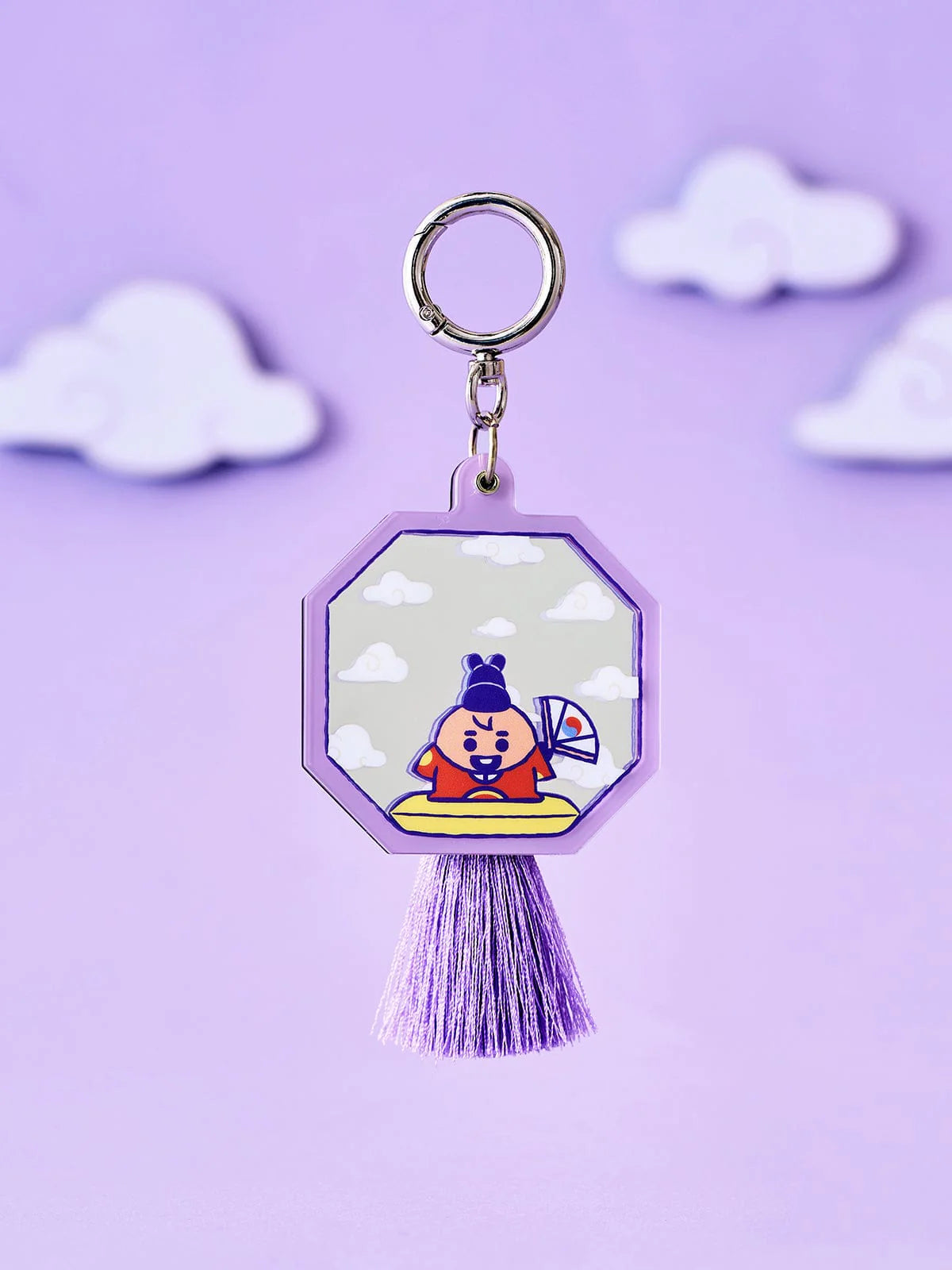[ACC][BTS] BT21 BABY MIRROR KEYRING K-EDITION Ver.2