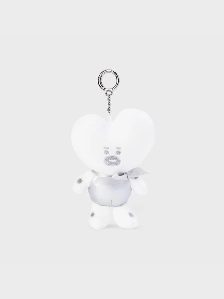 [ACC][BTS] BT21 DOLL KEYRING SILVER EDITION