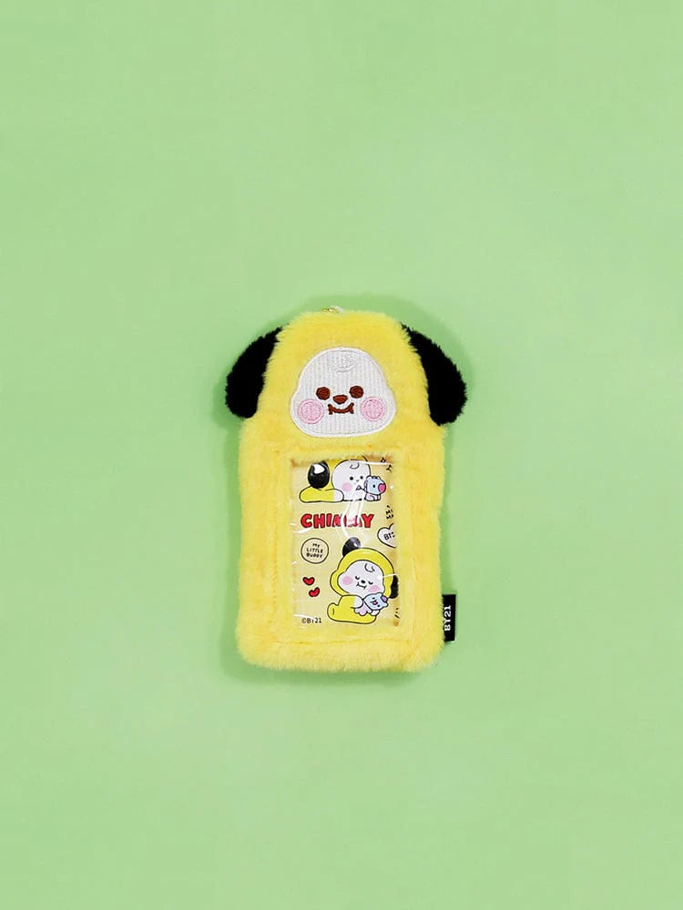 [POCA][BT21] BT21 FLUFFY PHOTO HOLDER KEYRING