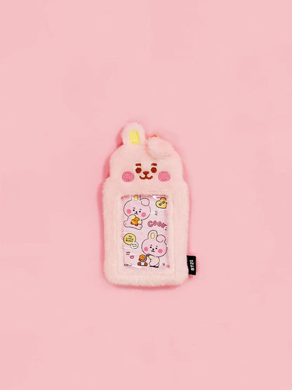 [POCA][BT21] BT21 FLUFFY PHOTO HOLDER KEYRING