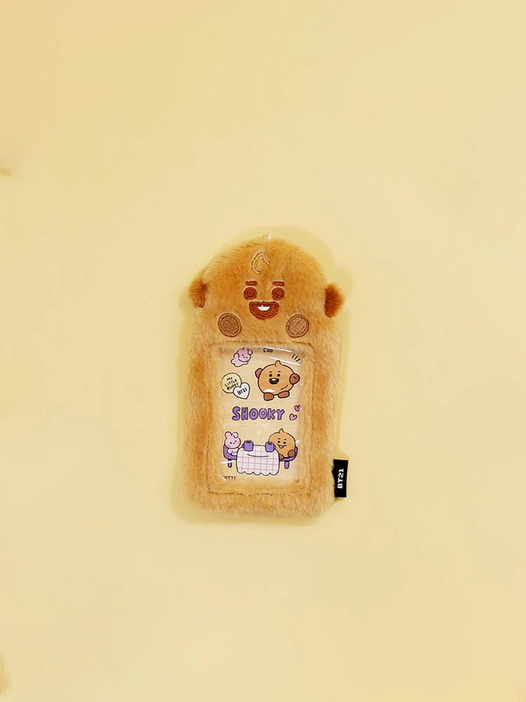 [POCA][BT21] BT21 FLUFFY PHOTO HOLDER KEYRING
