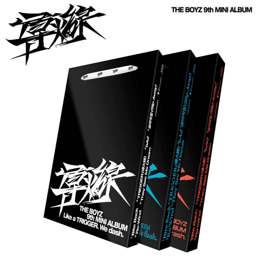 [THE BOYZ] 9th Mini Album - [TRIGGER/導火線 (도화선)] (Standard ver.) [RANDOM]