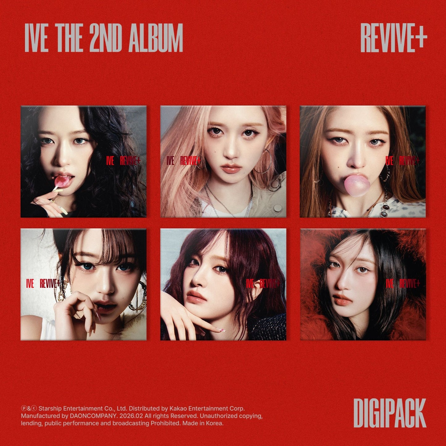 [IVE] 2nd Album - REVIVE+ (Digipack Ver.)