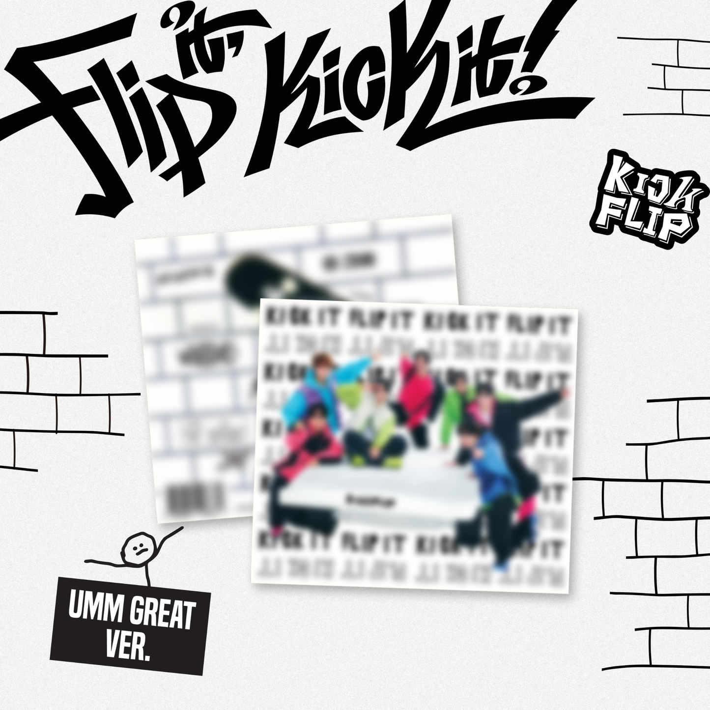 [KickFlip] 1st Mini Album - Flip it, Kick it! (Umm Great Ver.)
