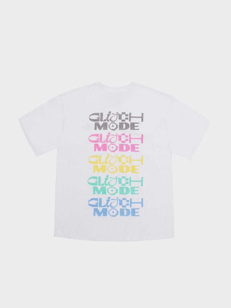 [APPAREL][NCT DREAM] - GLITCH MODE SHORT SLEEVE T-SHIRT WHITE