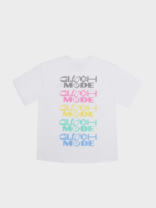[APPAREL][NCT DREAM] - GLITCH MODE SHORT SLEEVE T-SHIRT WHITE